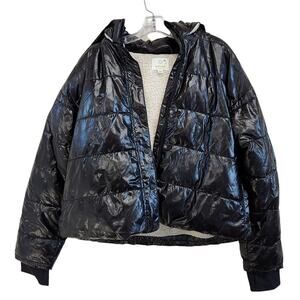 Aerie Black Puffer Jacket